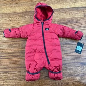 Jordan baby puffer snow suit size 3M